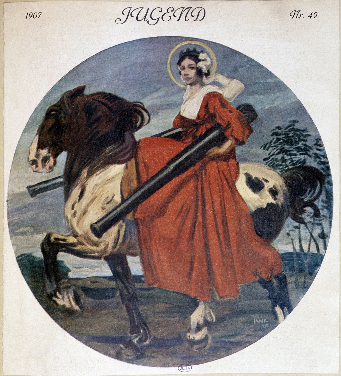 Święta Broda z Kanonikami - w „Jugend”” autorstwa German School