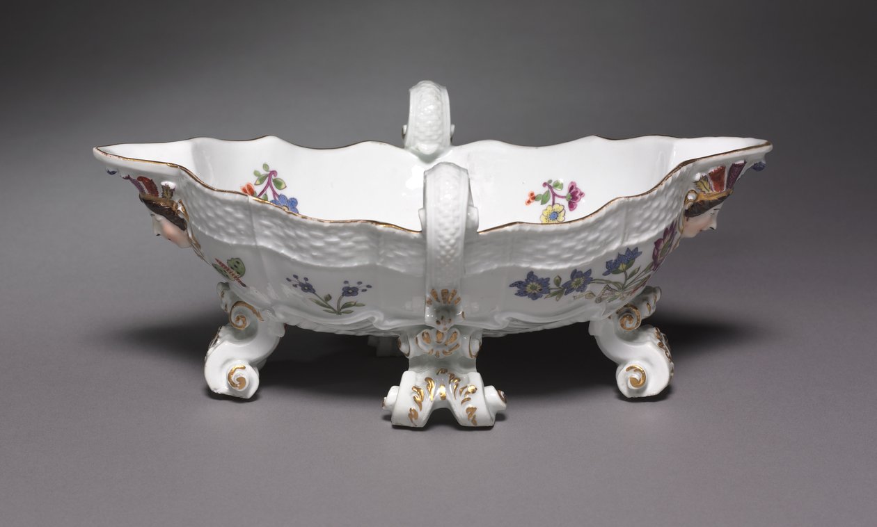 Sosnik, wyprodukowany w Miśnieńskiej Fabryce Porcelany, Niemcy, 1735-56 autorstwa German School