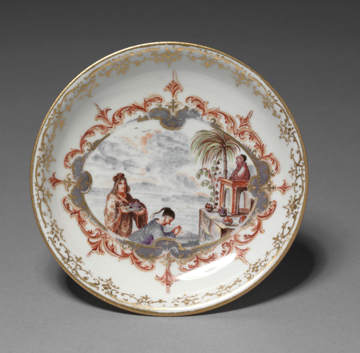 Spodek, fabryka porcelany w Miśni, Niemcy, ok. 1723 r. autorstwa German School