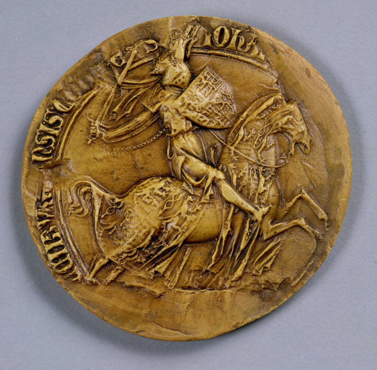 Pieczęć Jana I (1296-1346) Luksemburga, króla Czech autorstwa German School