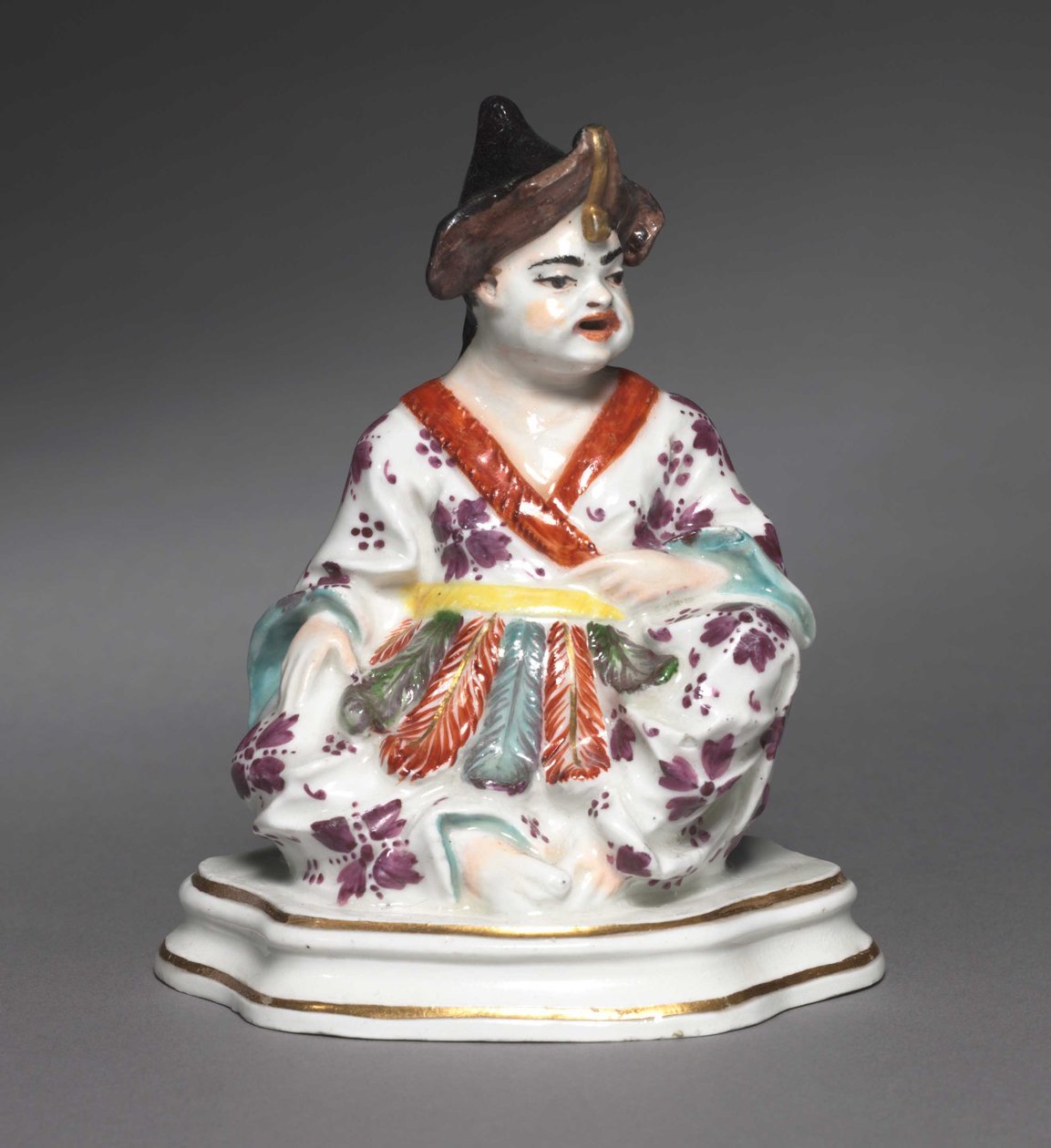 Siedząca chińska figura, producent Miśnia Fabryka Porcelany, ok. 1730 autorstwa German School