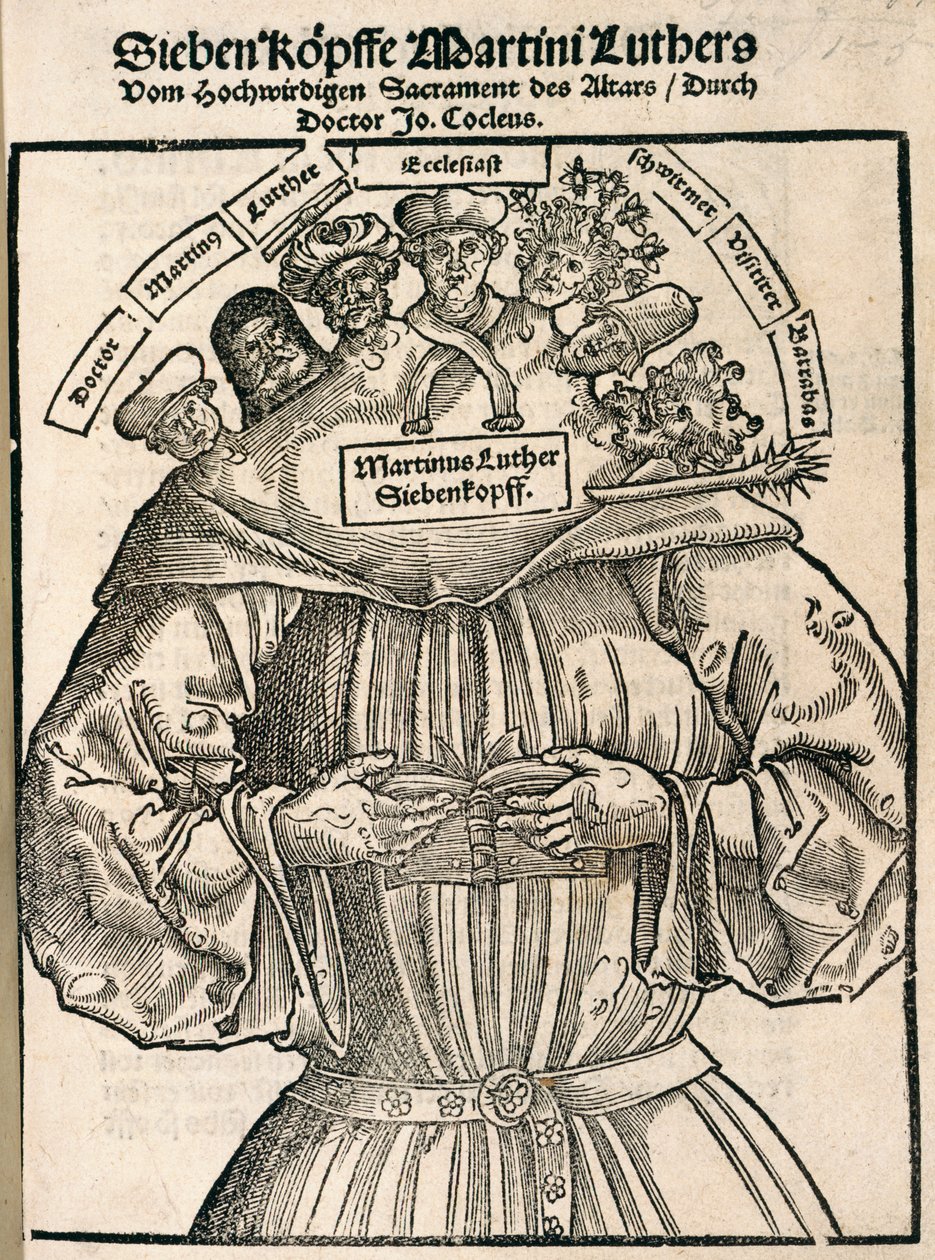 Siedmiogłowy Marcin Luter autorstwa German School
