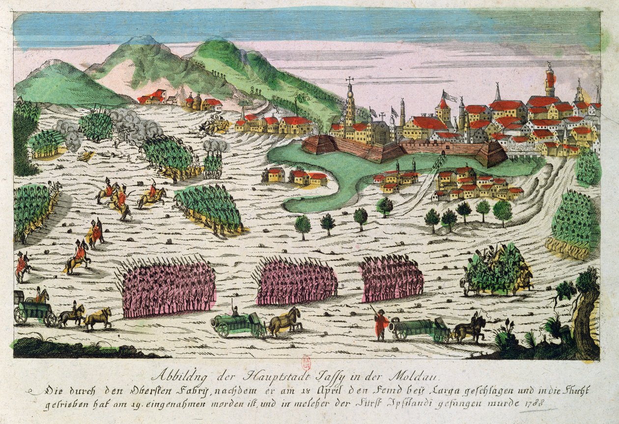 Oblężenie i zdobycie Jass w 1788 r. przez wojska rosyjskie autorstwa German School