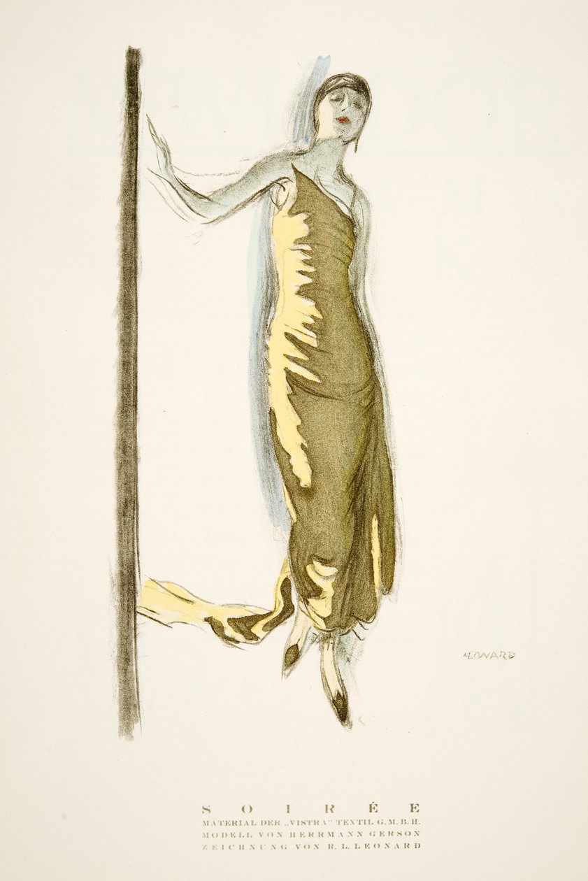 Soirée, ze Stylu, wyd. 1922 (odbitka szablonowa) autorstwa German School