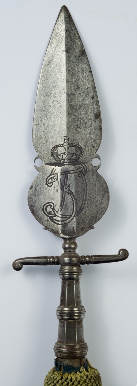 Spontoon, ok.1725-50 (żelazo, drewno i tekstylia) autorstwa German School