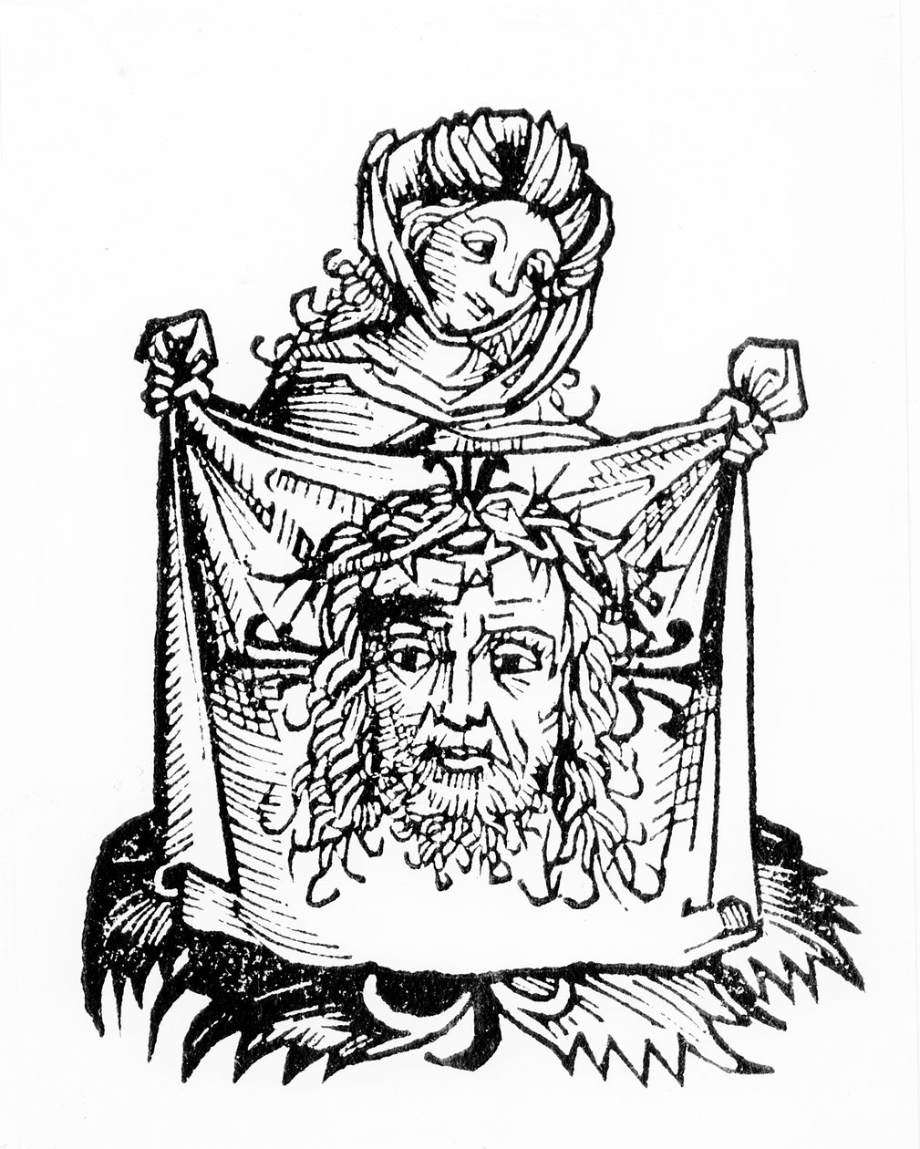 Święta Weronika, z "Liber Chronicarum" Hartmanna Schedla (1440-1514) 1493 autorstwa German School