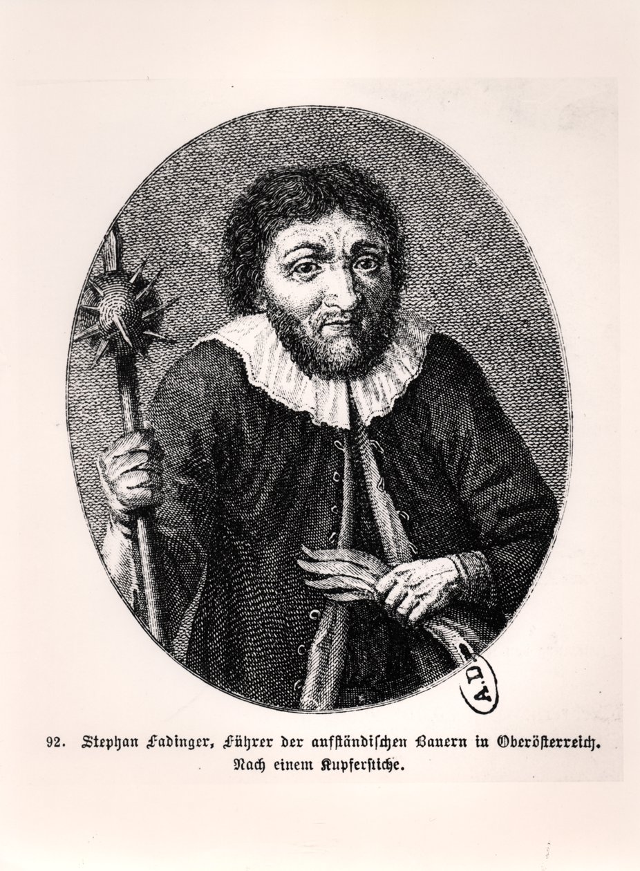 Stephan Fadinger (zm. 1626), przywódca austriackiego powstania chłopskiego (1625-1626) autorstwa German School