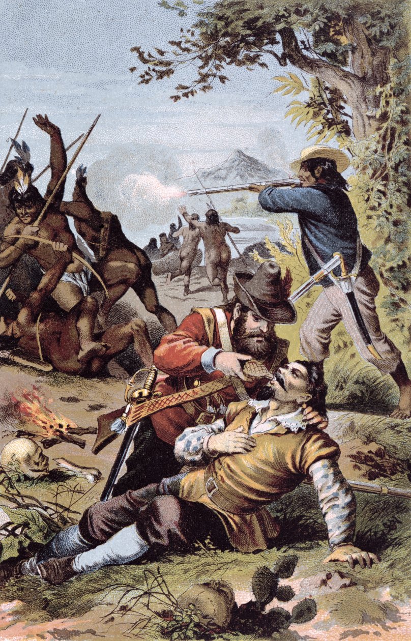 Przygody Robinsona Crusoe, koniec XIX wieku autorstwa German School