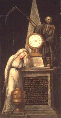 Pomnik nagrobny śpiewaczki Cathariny Margarethy Docetti z domu Tausch, Szkoła w Heidelbergu autorstwa German School