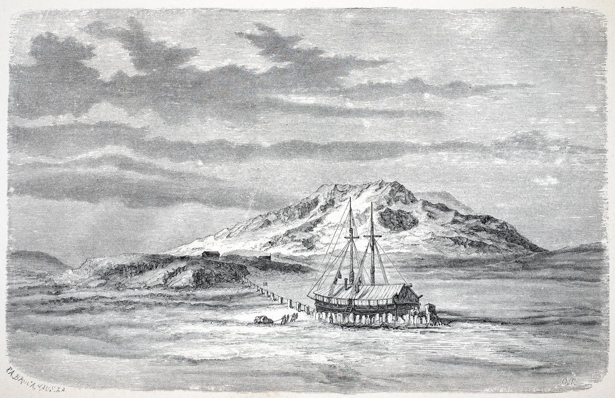 Germania na Sabine Island, wyd. Londyn 1874 autorstwa German School
