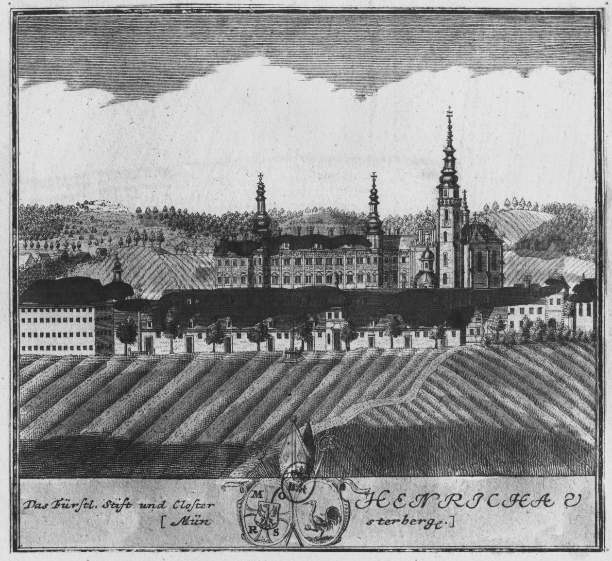 Henriko abatija poli autorstwa German School