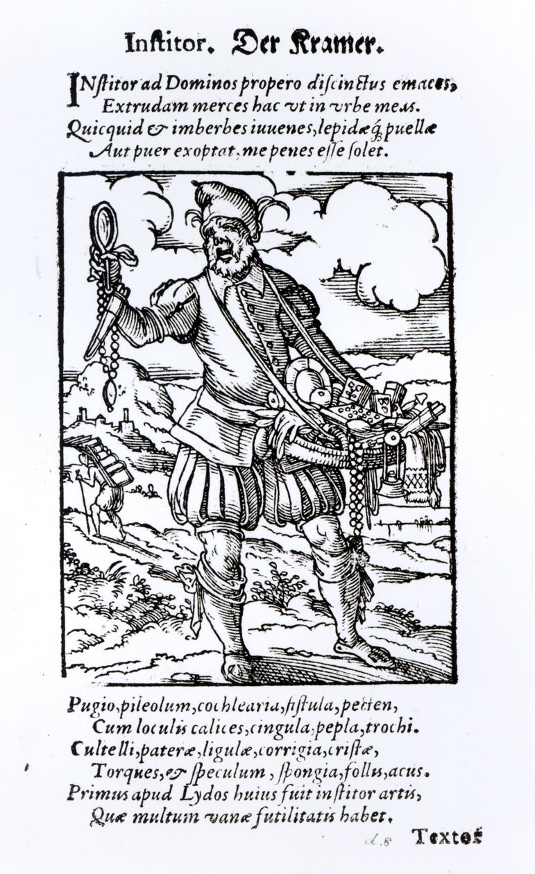 Pedlar, wyd. Hartman Schopper autorstwa German School