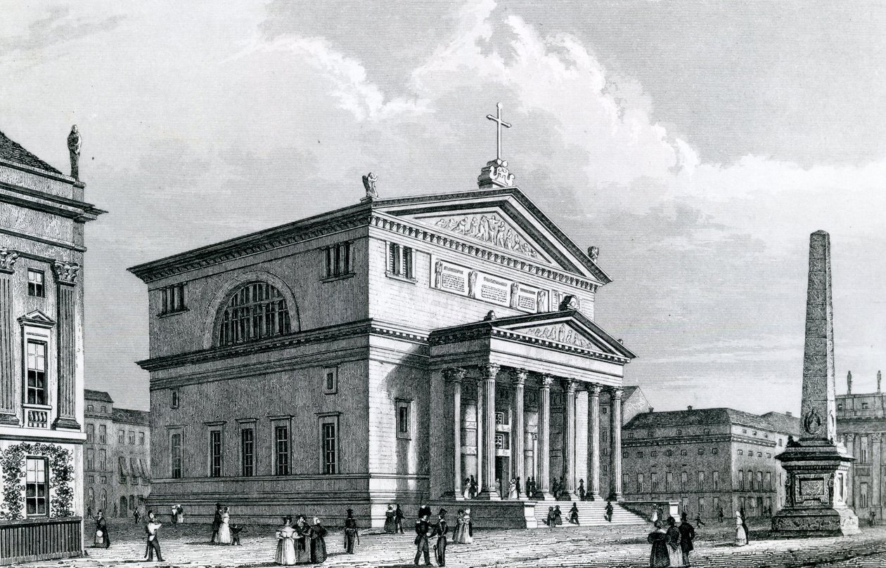Kościół św. Mikołaja, Poczdam, Niemcy (rycina) autorstwa German School