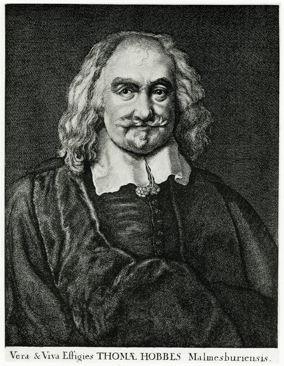 Thomas hobbes autorstwa German School