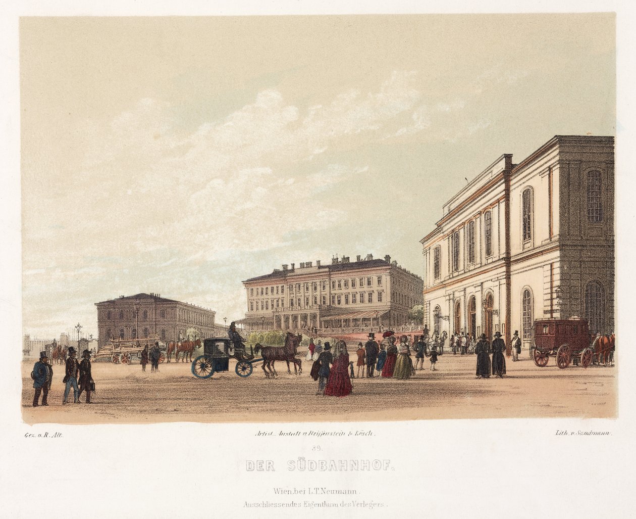 Dworzec Południowy w Wiedniu autorstwa German School