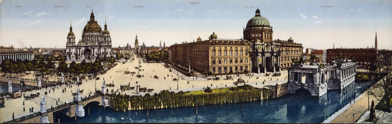 Widok na Berlin na przełomie wieków autorstwa German School