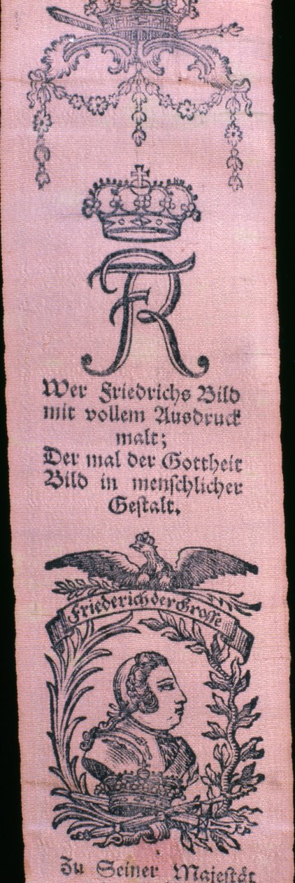 Opaski Vivat Fryderyka II (tekstylne) autorstwa German School
