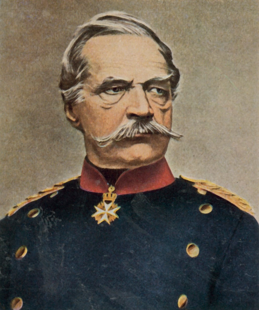 Minister wojny hrabia Roon autorstwa German School