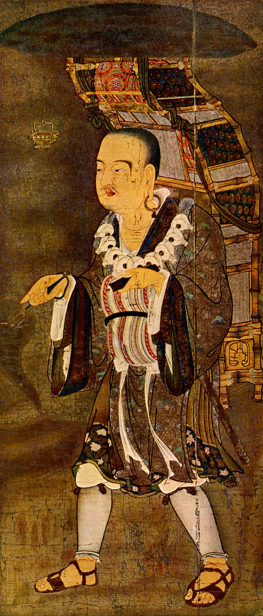 Xuanzang, z książki "Historia świata: Orient" autorstwa prof. dr J. von Pfluck-Harttunga autorstwa German School