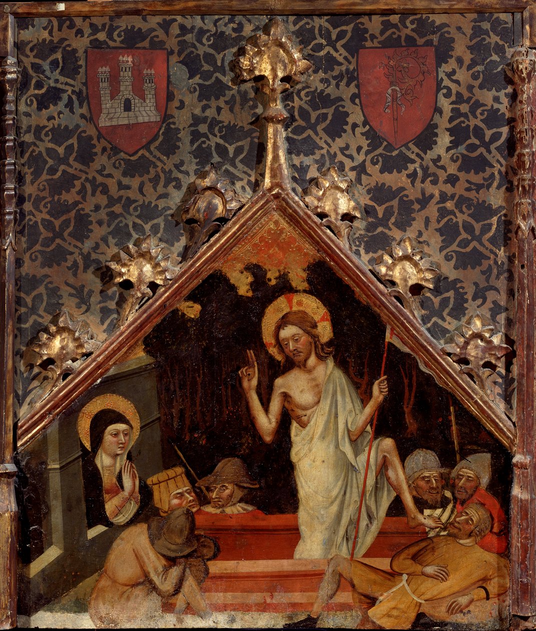 Zmartwychwstanie”, XV wiek. autorstwa German master.