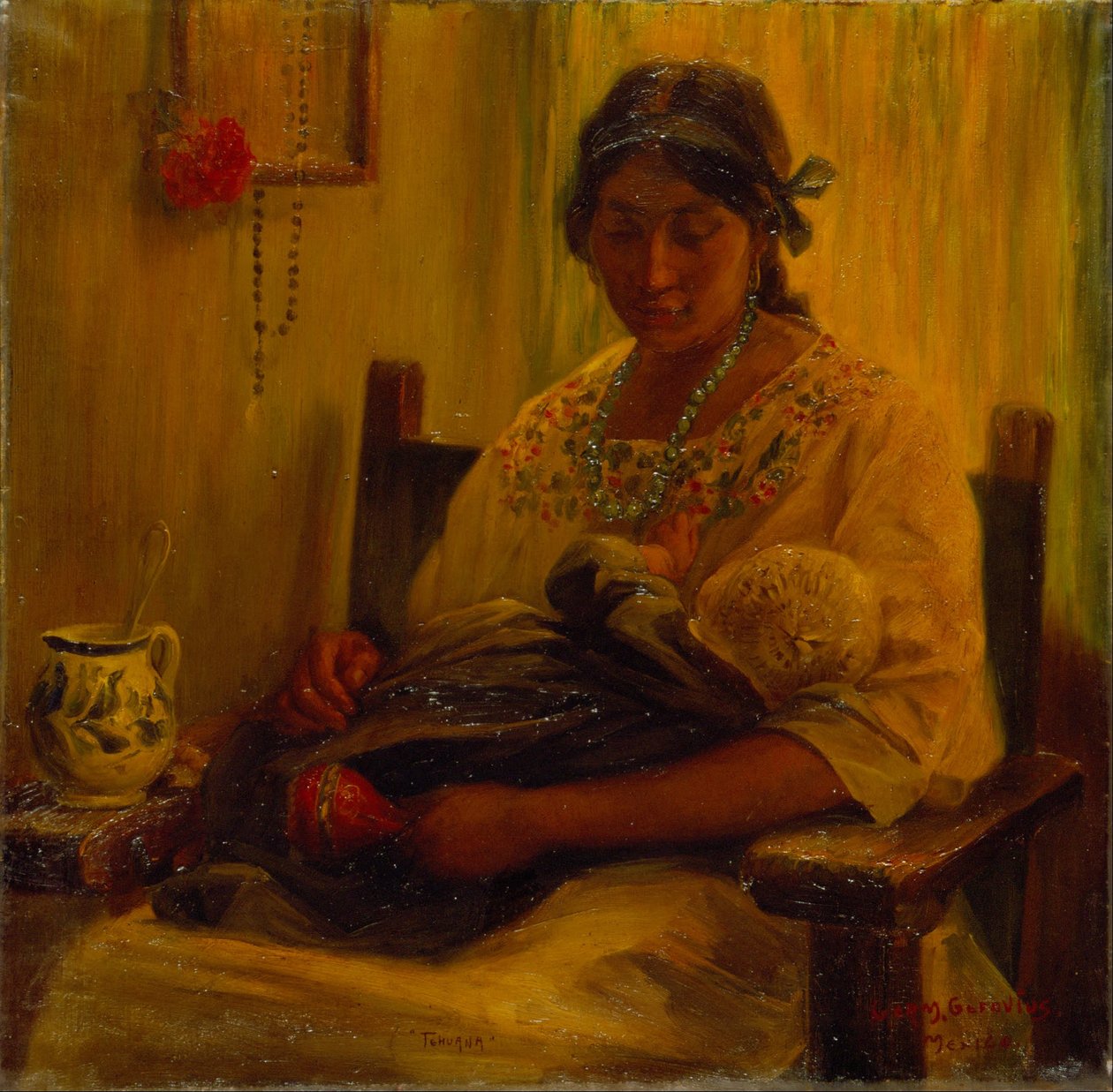 Kobieta z Tehuantepec autorstwa Germán Gedovius