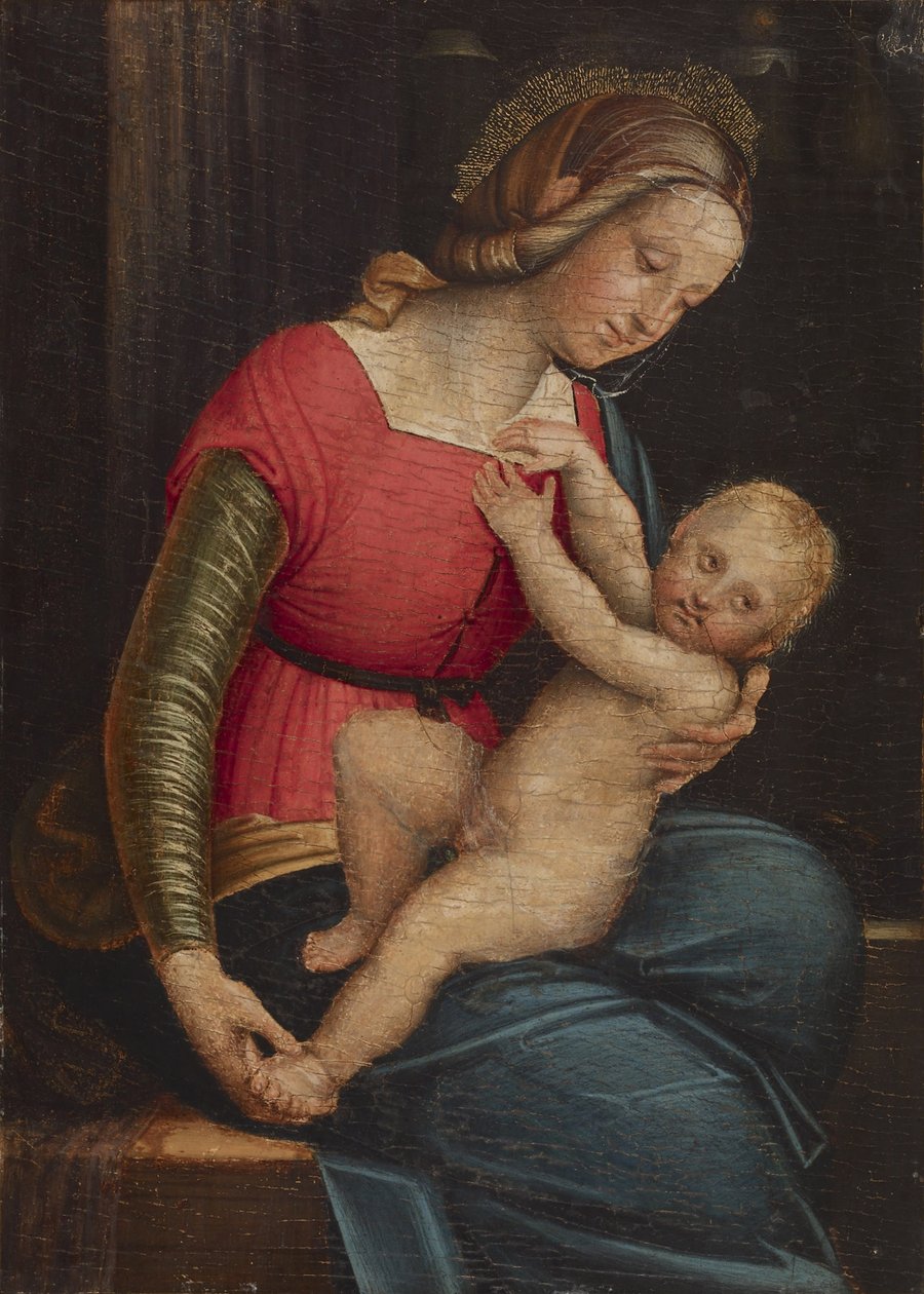 Madonna z Dzieciątkiem, ok.1530-50 autorstwa Gerolamo Giovenone