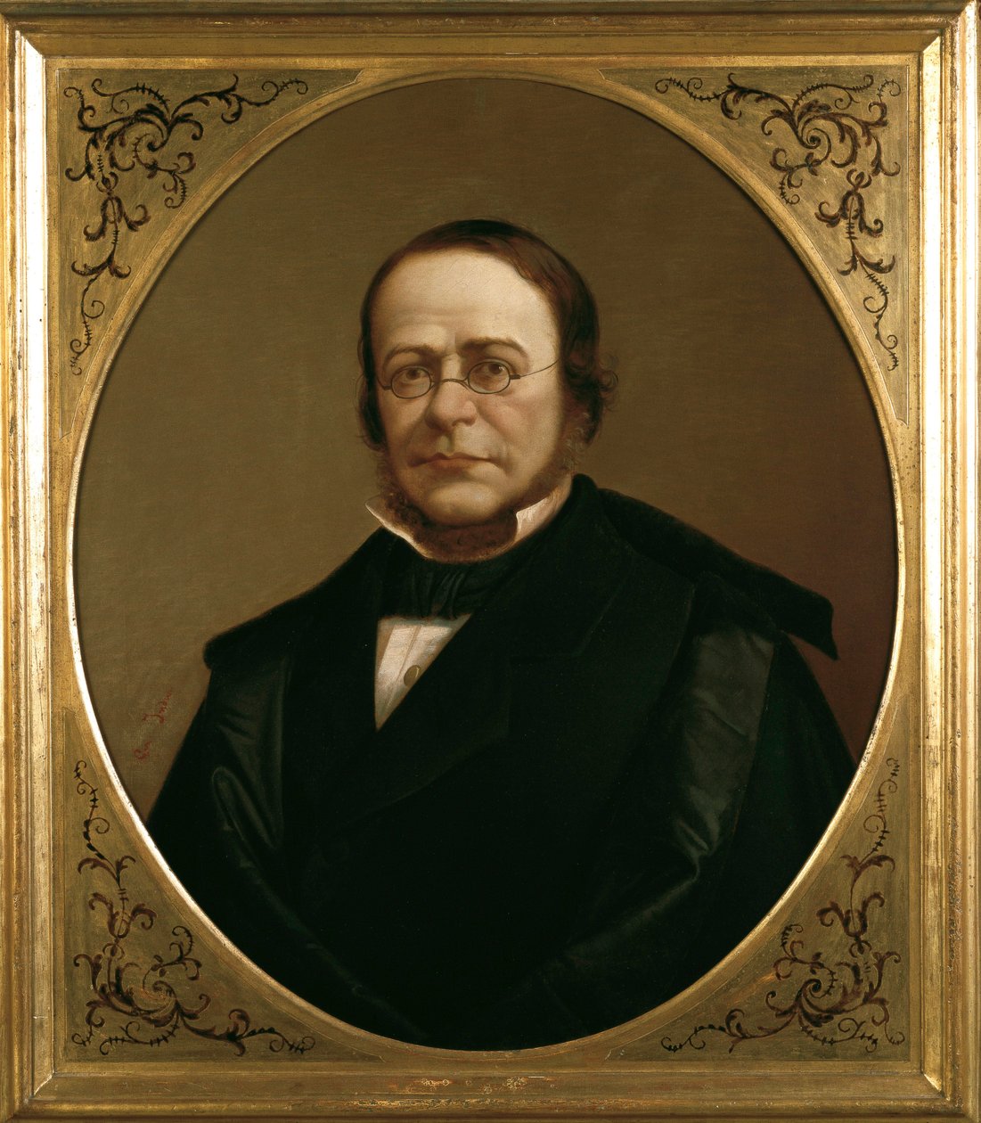 Portret włoskiego polityka Camillo Benso, hrabiego Cavour autorstwa Gerolamo Induno