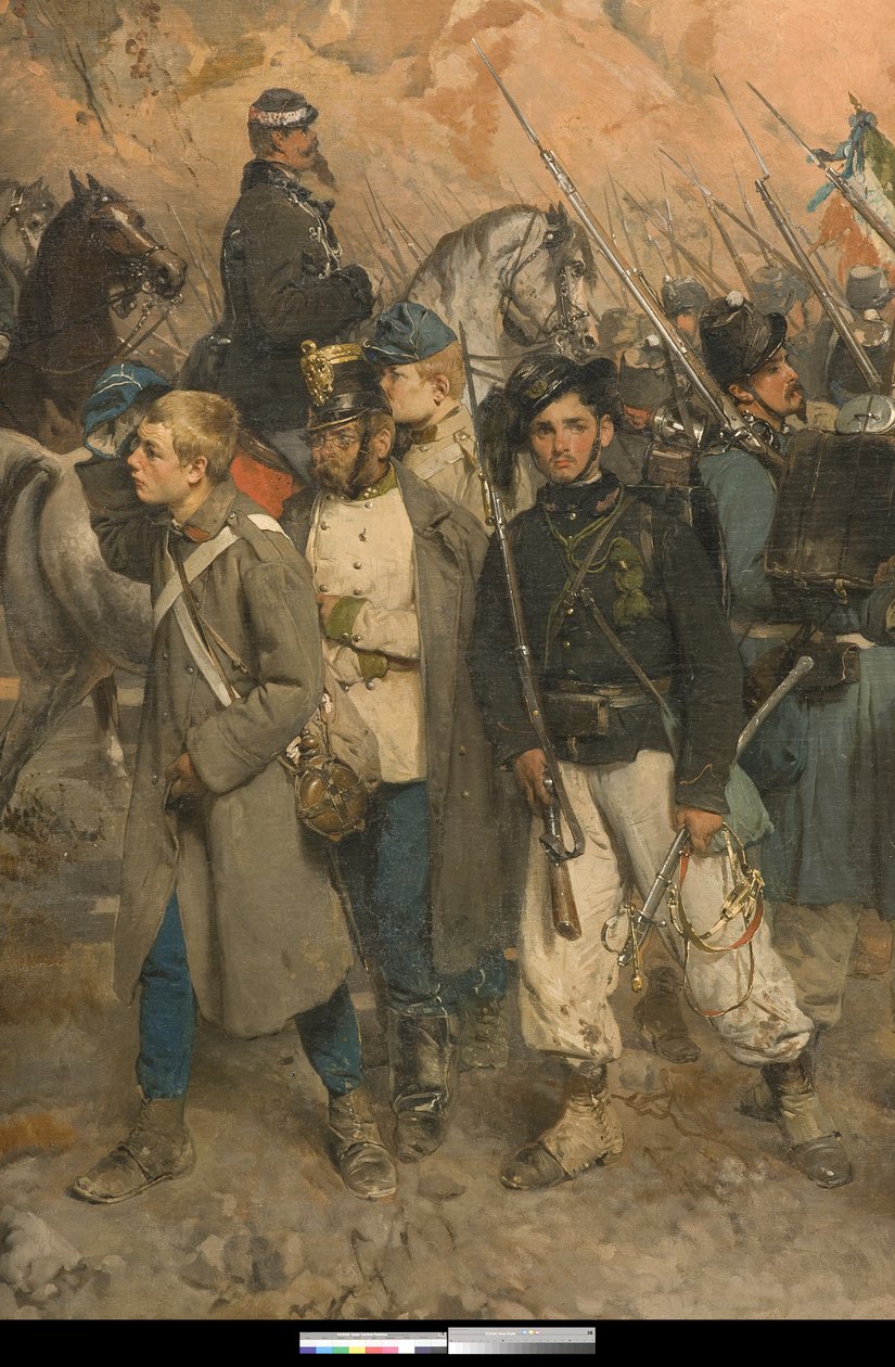 Upadek Palestro, 30 maja 1859 autorstwa Gerolamo Induno