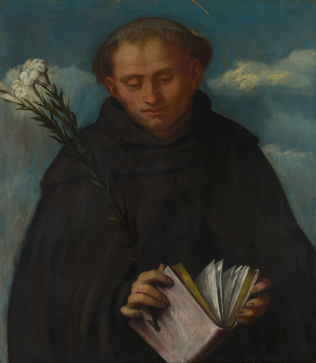 Św. Filippo Benizzi, ok. 1524 autorstwa Gerolamo Romanino