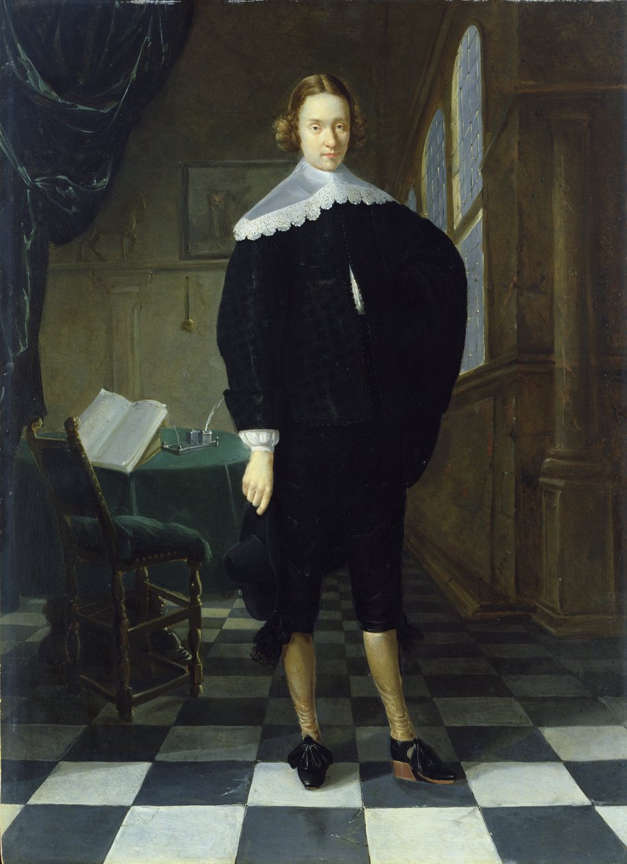 Portret młodego mężczyzny autorstwa Gerrit van Donck