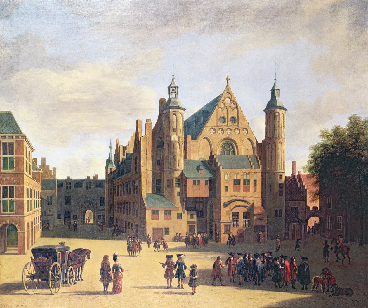 Rynek w Haarlemie autorstwa Gerrit Adriaensz Berckheyde