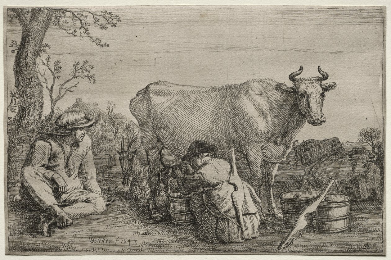 Dojarka autorstwa Gerrit Claesz. Bleker