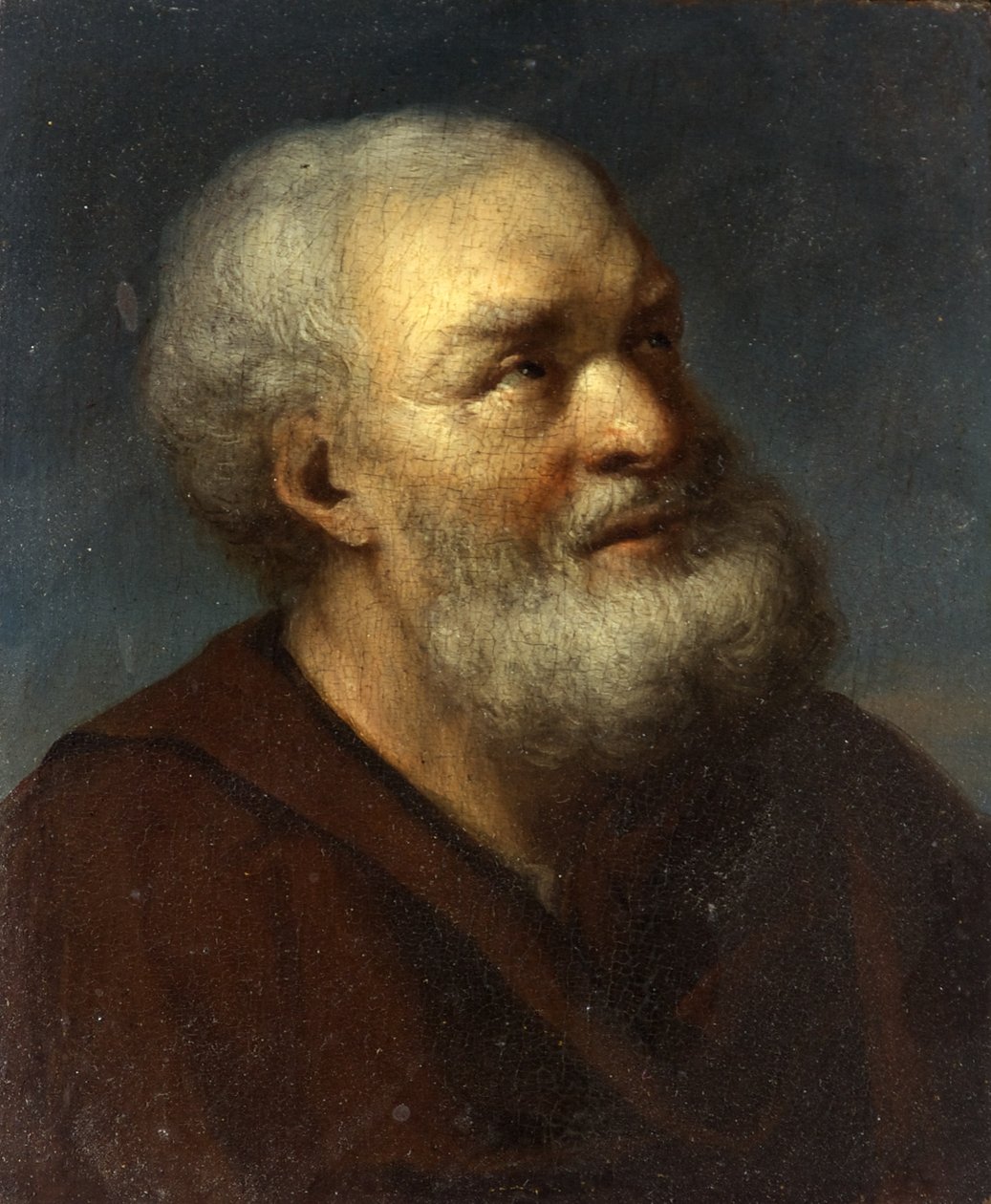 Święty, ok. 1650-1700 (olej na desce) autorstwa Gerrit Dou