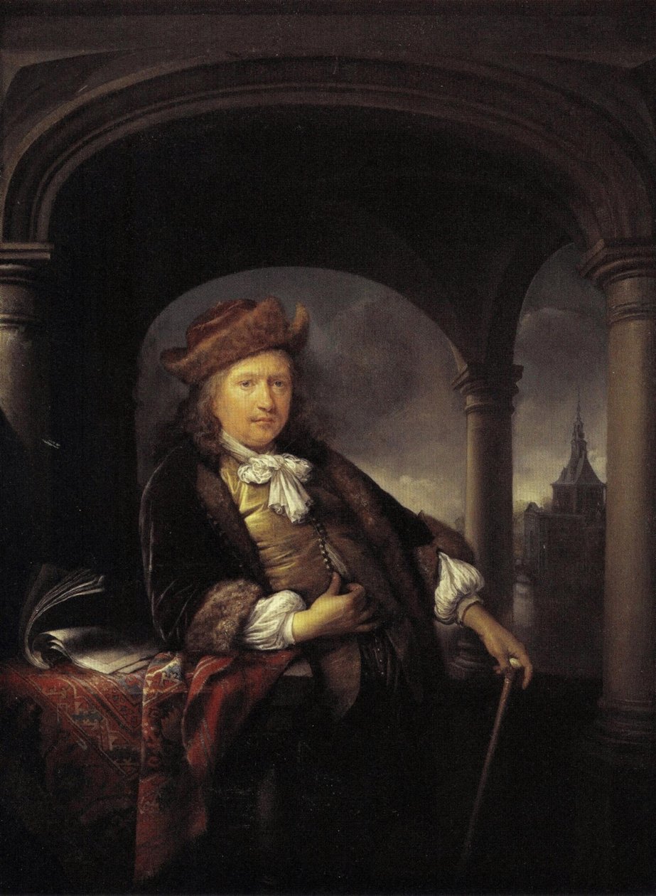 Autoportret w wieku pięćdziesięciu lat autorstwa Gerrit Dou