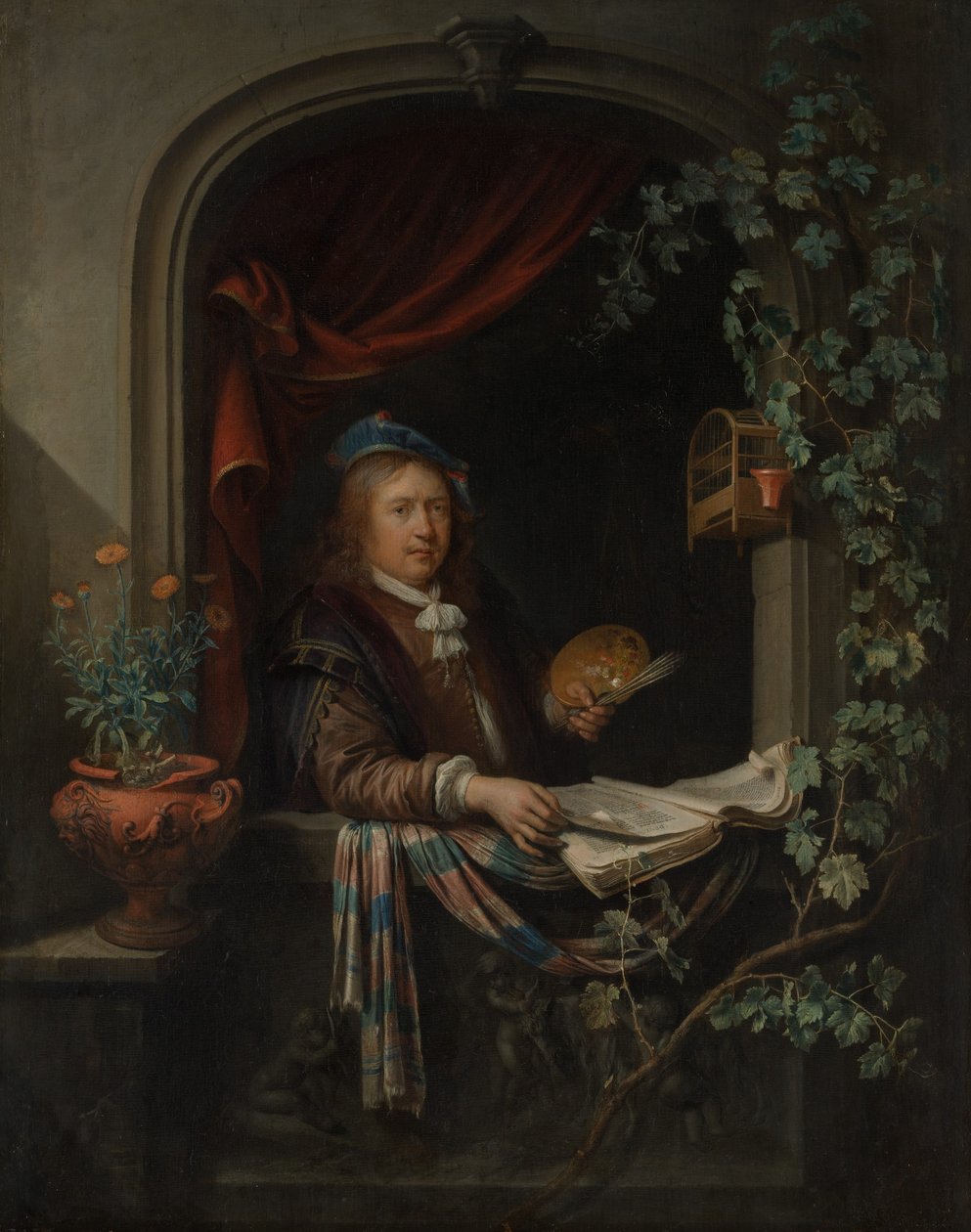 Autoportret, ca. 1665. autorstwa Gerrit Dou