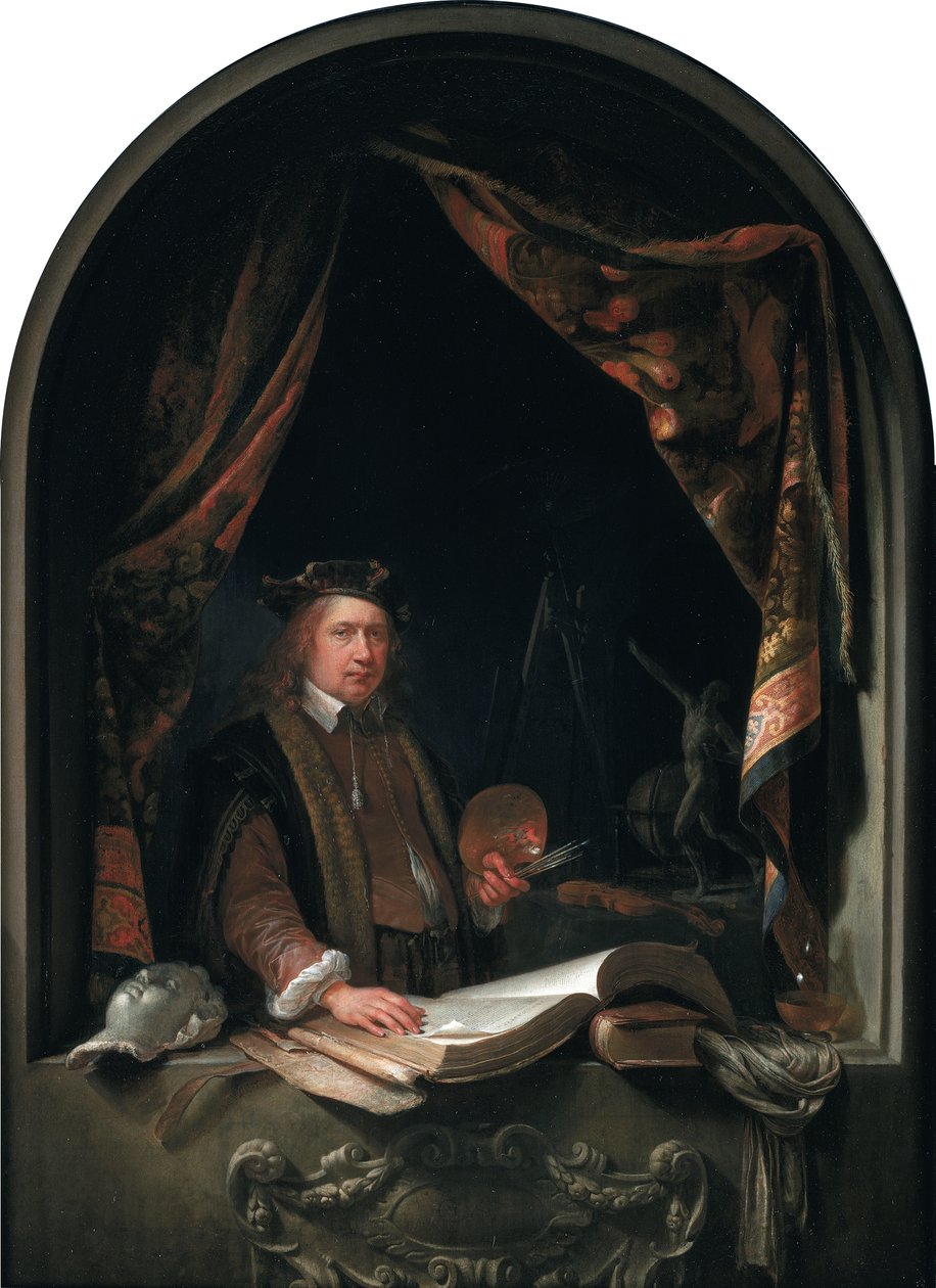 Autoportret Gerarda Dou (1613-1675) autorstwa Gerrit Dou