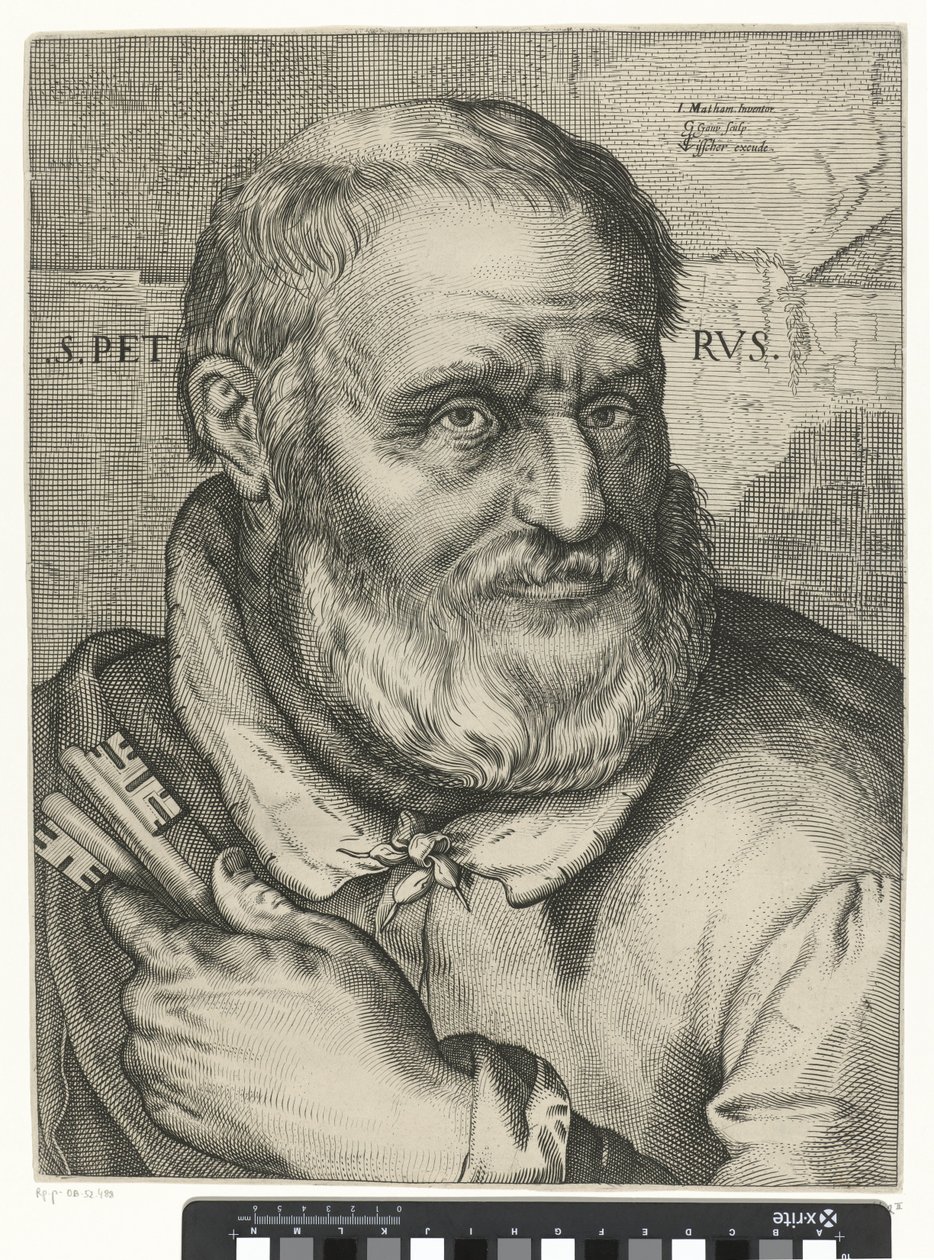 Apostoł Piotr Święty Piotr autorstwa Gerrit Gauw