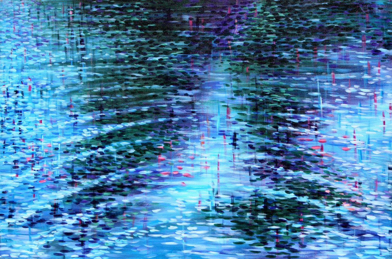 Blue Lakeside Ripples autorstwa Gerrit Greve