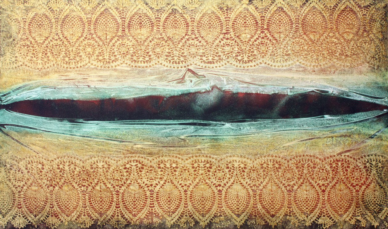 Podróż 337, w nieznane, 2010 (akryl na płótnie) autorstwa Gerrit Greve