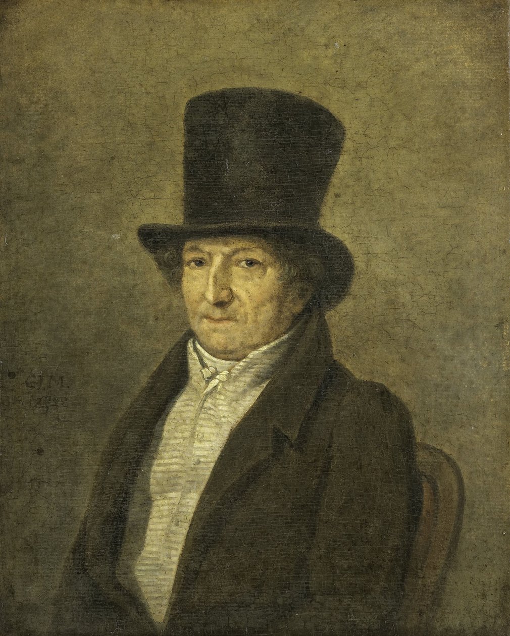 Portret Jeana Bernarda, kolekcjonera sztuki i malarza w Amsterdamie autorstwa Gerrit Jan Michaëlis