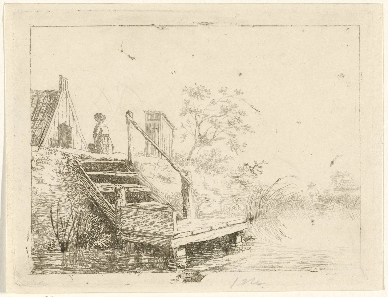 Schody do wody autorstwa Gerrit Lamberts