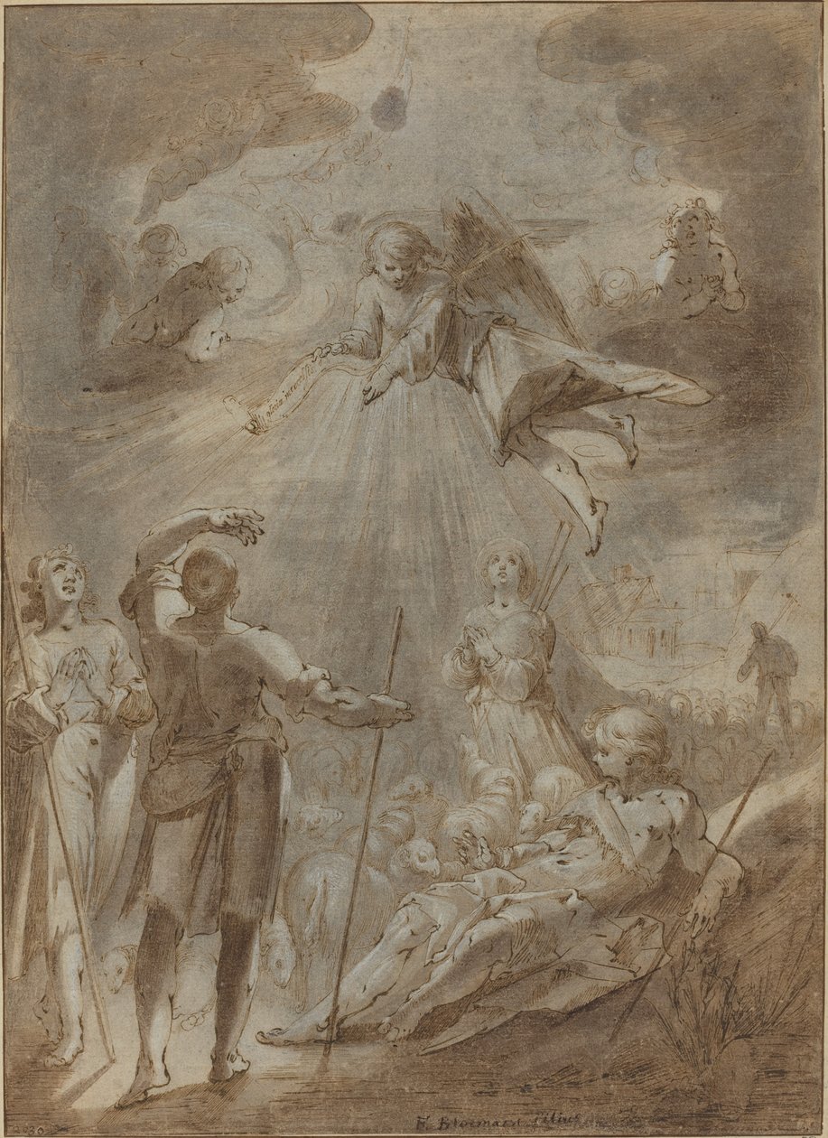 Zwiastowanie pasterzom autorstwa Gerrit Pietersz Sweelinck