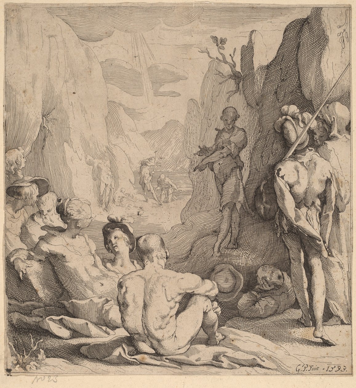 Jan Chrzciciel, Głoszenie autorstwa Gerrit Pietersz Sweelinck