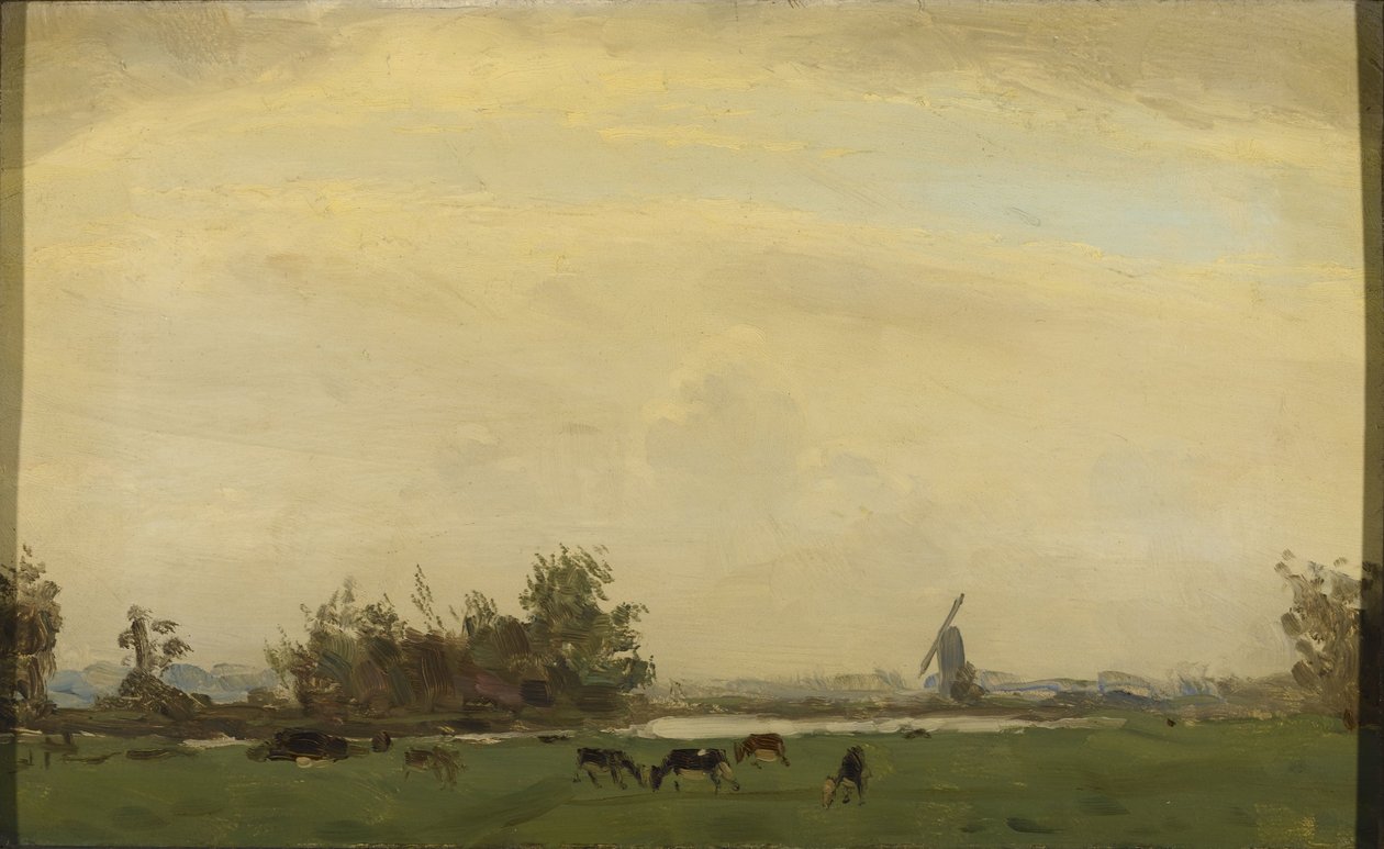 Krajobraz Łąka nad Spaarne autorstwa Gerrit Willem Dijsselhof