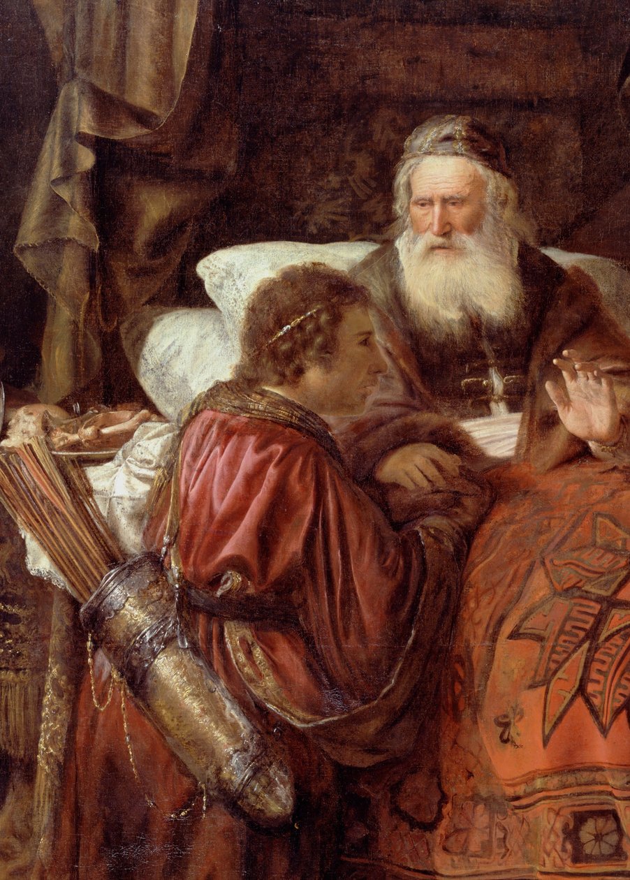 Izaak błogosławi Jakuba autorstwa Gerrit Willemsz. Horst