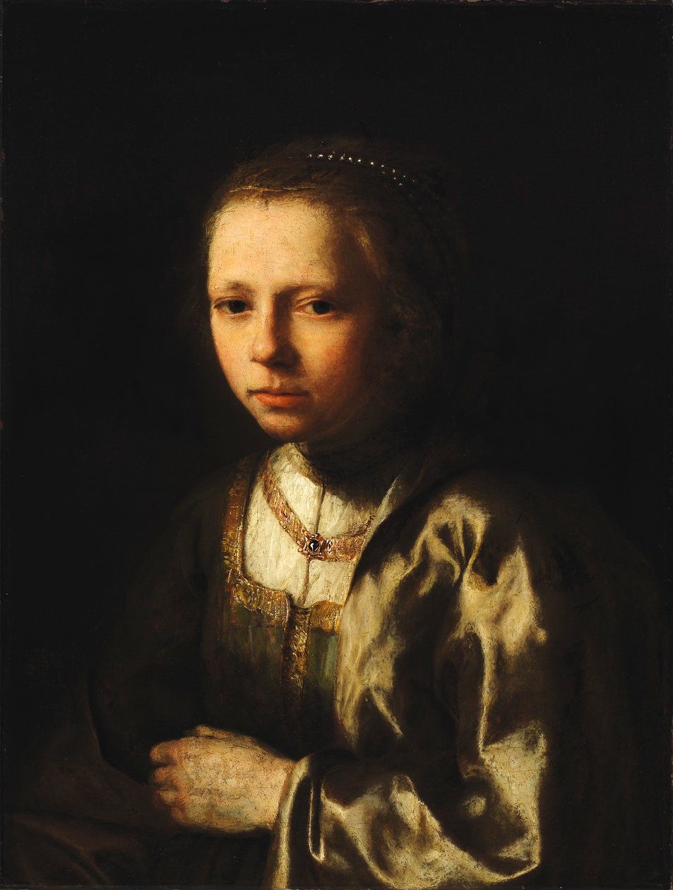Młoda dziewczyna autorstwa Gerrit Willemsz Horst