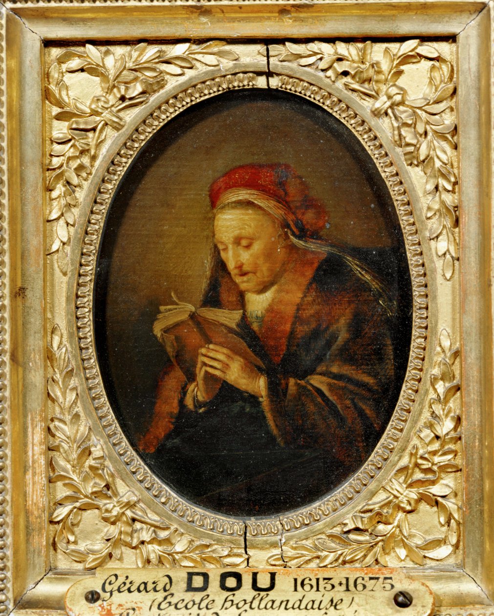 Femme agee: la mere de Rembrandt ... autorstwa Gerrit or Gerard Dou