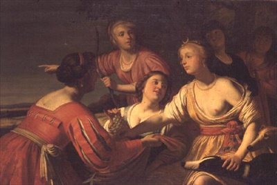 Diana i jej Nimfy autorstwa Gerrit van (follower of) Honthorst