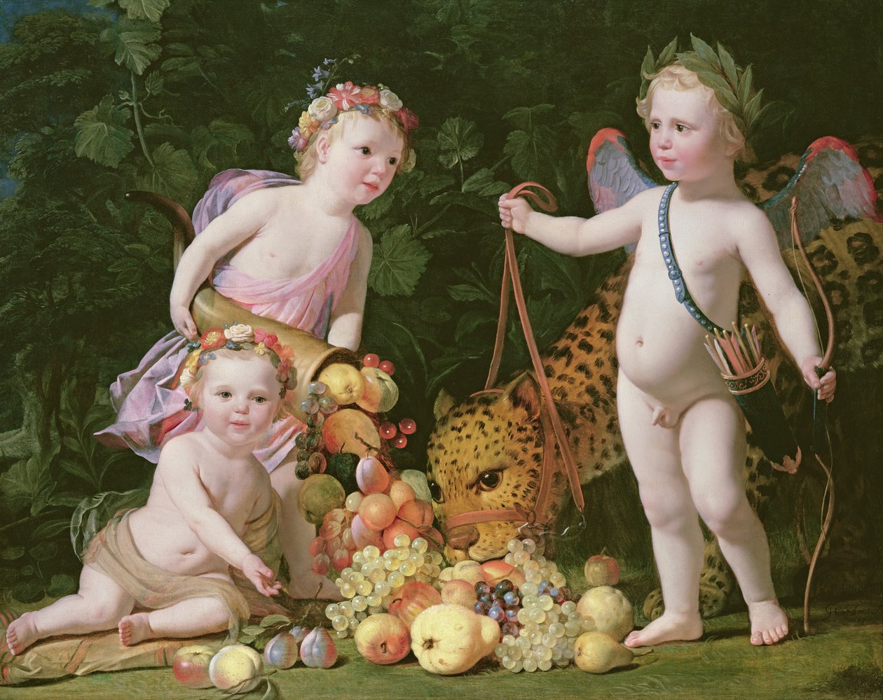 Alegoria pokoju i obfitości, 1629 autorstwa Gerrit van Honthorst