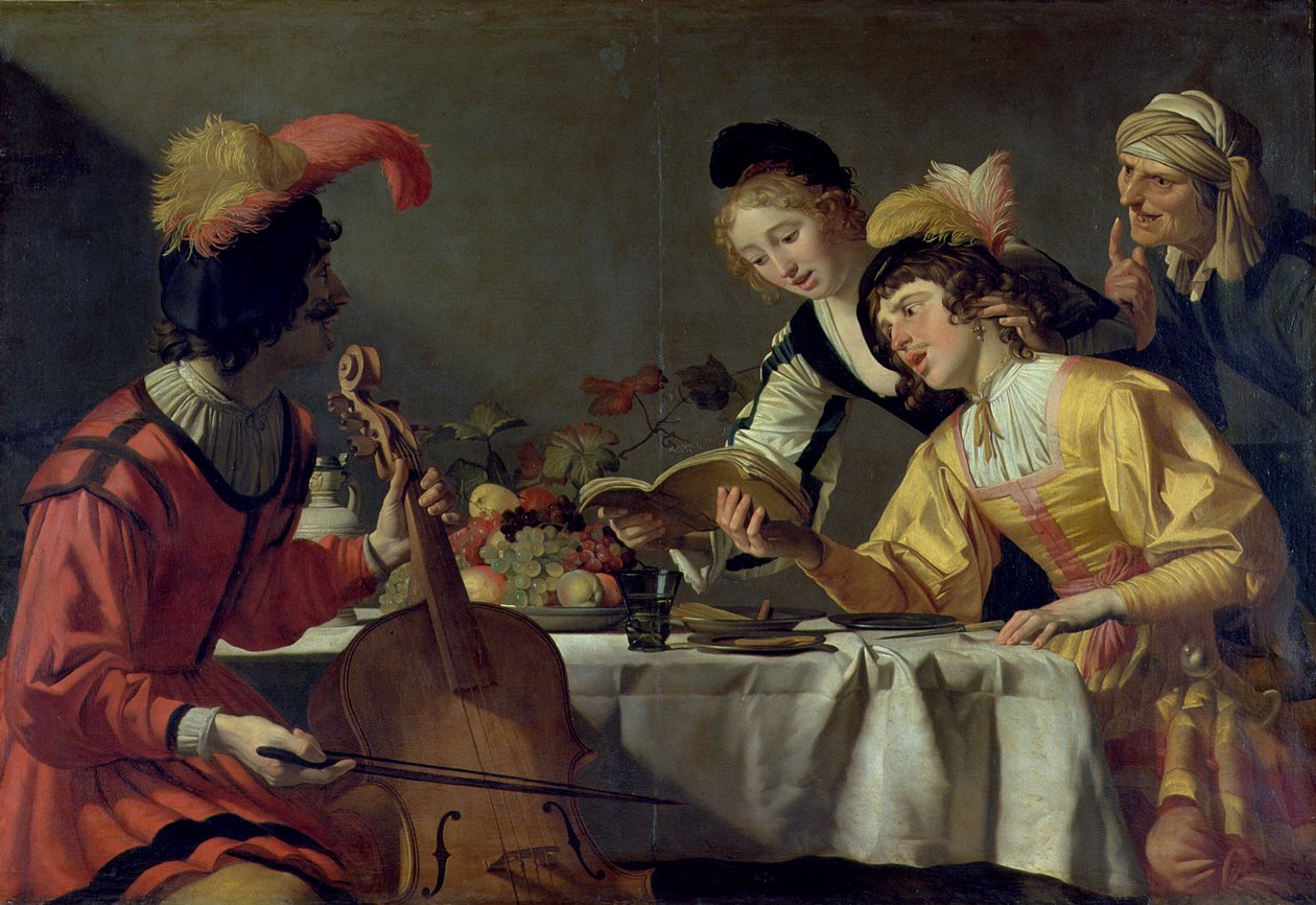 Koncert autorstwa Gerrit van Honthorst